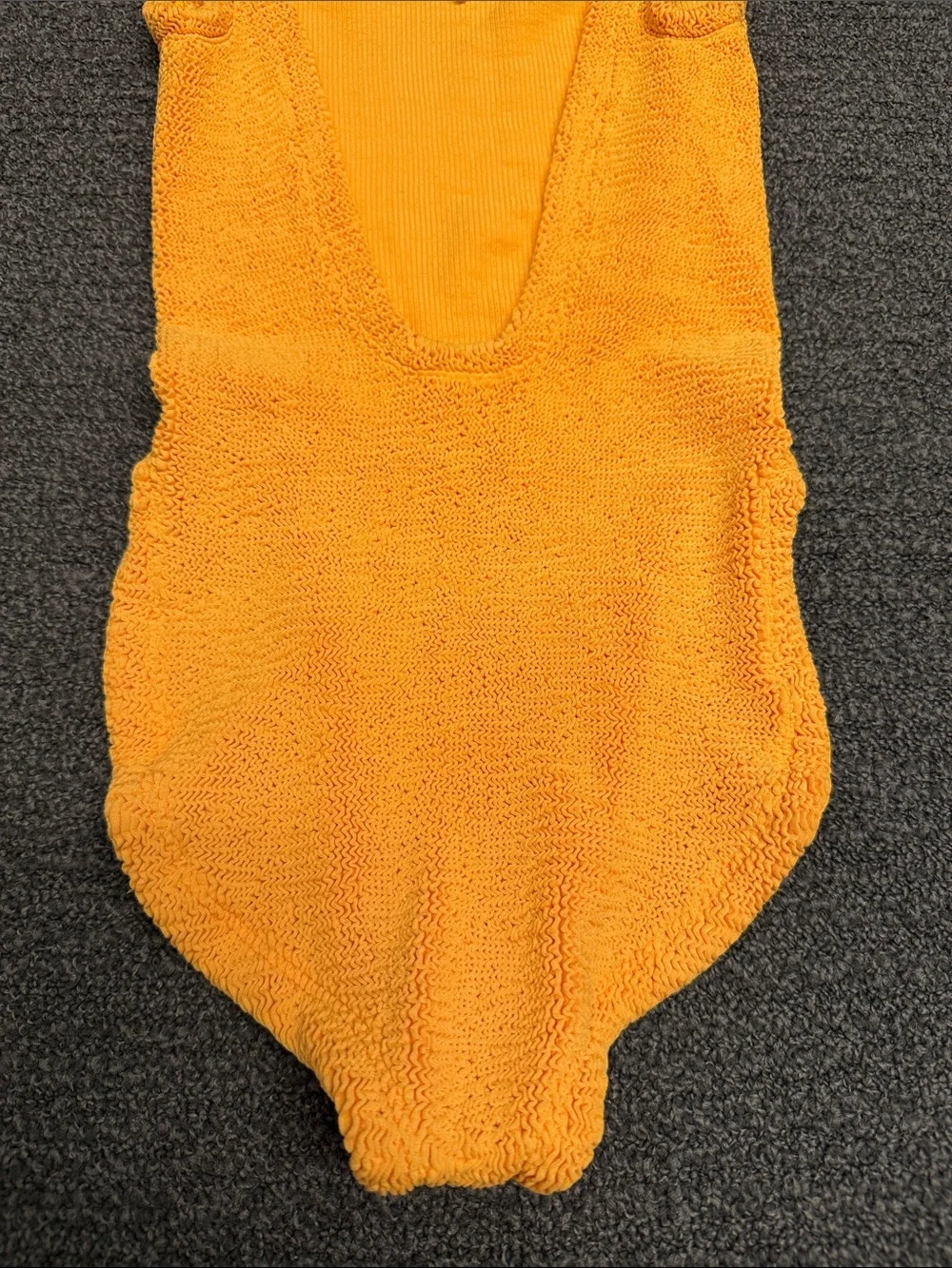 Hunza G One Piece Swimsuit in Orange - Picture 6 of 11